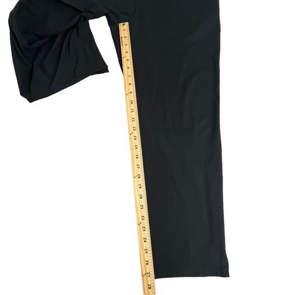 Joie Womens Black High Rise Pull On Elastic Waist Straight Leg Pants Large - Picture 5 of 8